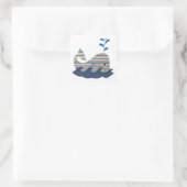 Sticker für den Streifenwal (Tasche)