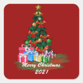 Sticker für den Weihnachtsbaum (Vorderseite)