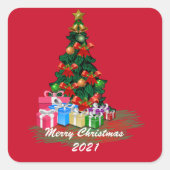 Sticker für den Weihnachtsbaum (Vorderseite)