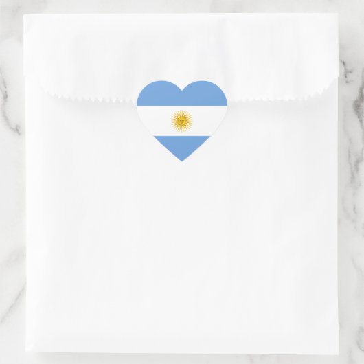 Sticker für die argentinische Flagge (Tasche)
