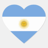 Sticker für die argentinische Flagge (Vorderseite)