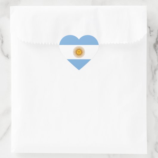 Sticker für die argentinische Flagge (Tasche)