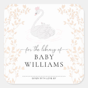 Sticker für die Bibliothek der Schwanenprinzessin