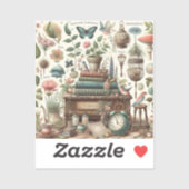 Sticker für die botanische Ruhe (Blatt)