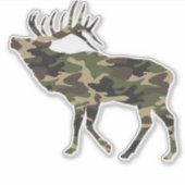 Sticker für die Camouflage Bull Elk (Vorderseite)