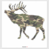 Sticker für die Camouflage Bull Elk (Blatt)