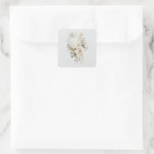 Sticker für die Elfenbeinküste - Eleganter Blumens (Tasche)