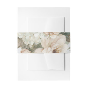 Sticker für die Elfenbeinküste - Eleganter Blumens Einladungsbanderole