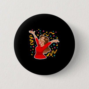Sticker für die Ermächtigung von Mädchen Button