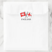 Sticker für die Flagge von England und St. George (Tasche)