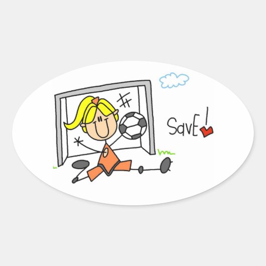 Sticker für die Girl-Fußball-Tore (Vorderseite)