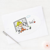Sticker für die Girl-Fußball-Tore (Umschlag)