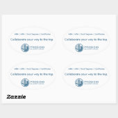 Sticker für die Graduate School (Blatt)