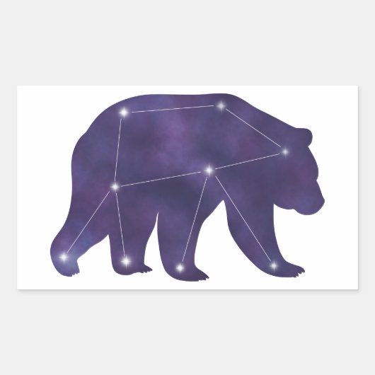 Sticker für die Grizzly Bären-Konstellation (Vorderseite)