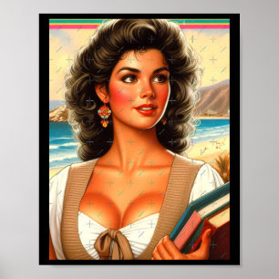 Sticker für die heiße Lehrerin Poster