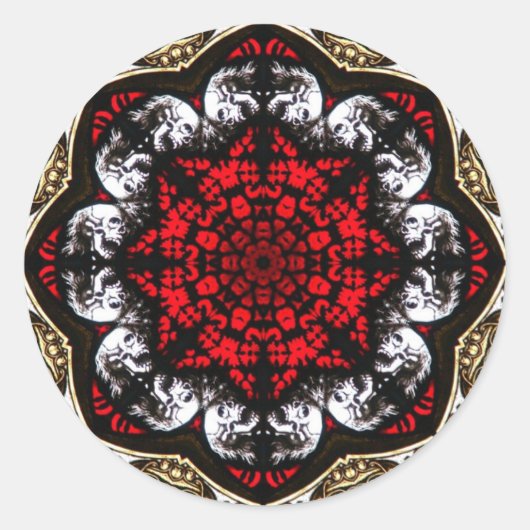 Sticker für die Rose Barock (Vorderseite)