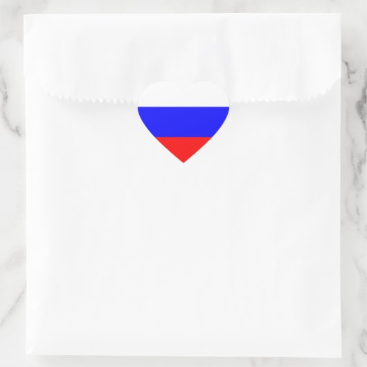 Sticker für die russische Flagge (Tasche)