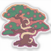 Sticker für die Schlange im Jahr 2025 (Vorderseite)