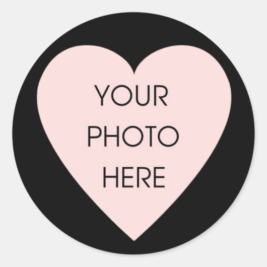 Sticker für die schwarze Herzklopfe (Vorderseite)