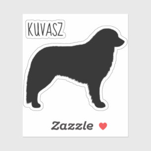 Sticker für die Silhouette Kuvasz
