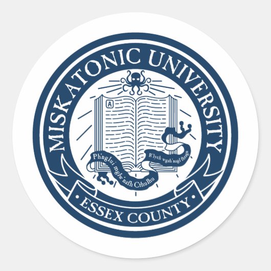 Sticker für die Universität Miskatonic (Vorderseite)