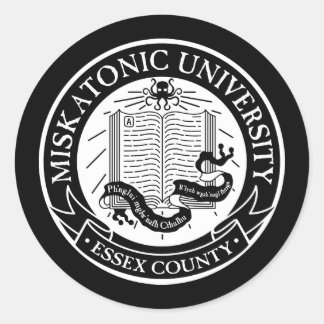 Sticker für die Universität Miskatonic