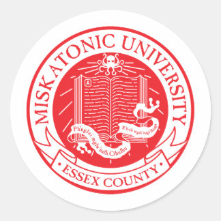 Sticker für die Universität Miskatonic