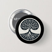 Sticker für die Vernetzung der Natur - Baum des Le Button (Vorne & Hinten)