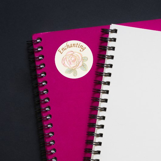 Sticker für die verzauberte Rose