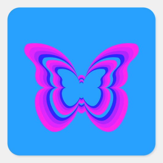 Sticker für die verzauberte Schmetterlingssammlung (Vorderseite)