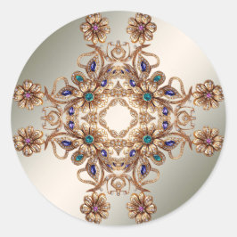 Sticker für Edelgold Jewel Blume