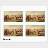 Sticker für Elefanten (Blatt)