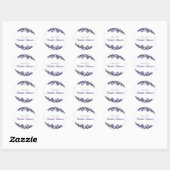 Sticker für Elegant-Lavender-Brautparty (Blatt)
