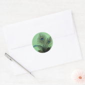 Sticker für Elegant Peacock (grün) (Umschlag)