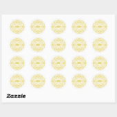 Sticker für elegante Abschlüsse (Blatt)