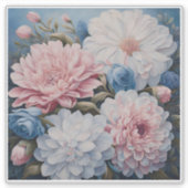 Sticker für elegante Blume (Vorderseite)