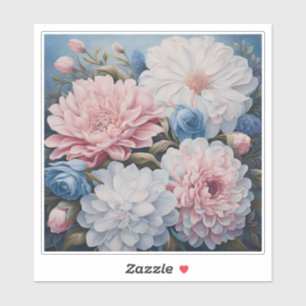 Sticker für elegante Blume