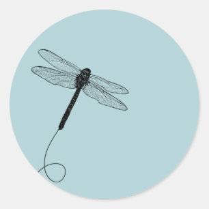 Sticker für Elegante Dragonfly