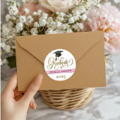 Sticker für elegante Script-Abschluss