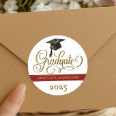 Sticker für elegante Script-Abschluss