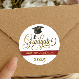 Sticker für elegante Script-Abschluss