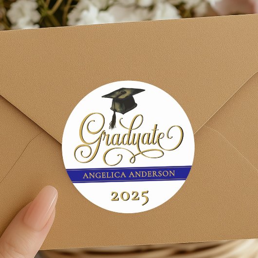 Sticker für elegante Script-Abschluss