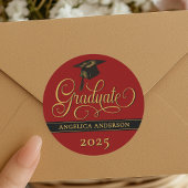 Sticker für elegante Script-Abschluss