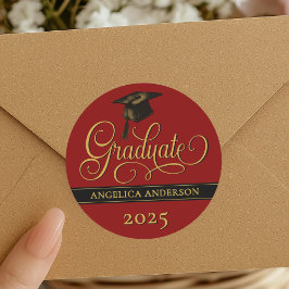 Sticker für elegante Script-Abschluss