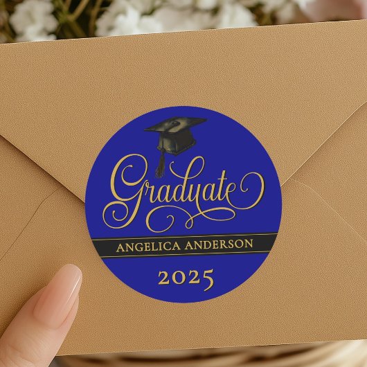 Sticker für elegante Script-Abschluss