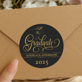 Sticker für elegante Script-Abschluss