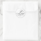 Sticker für Elegante Script-Liebe (Tasche)