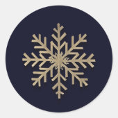 Sticker für Elegante Snowflake (Vorderseite)