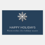 Sticker für Elegante Snowflake (Vorderseite)