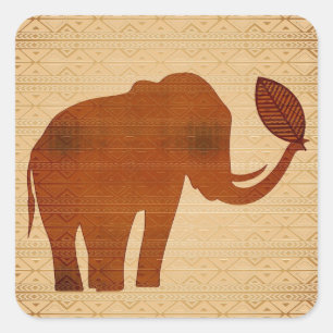 Sticker für Elephant Tribal Art Design